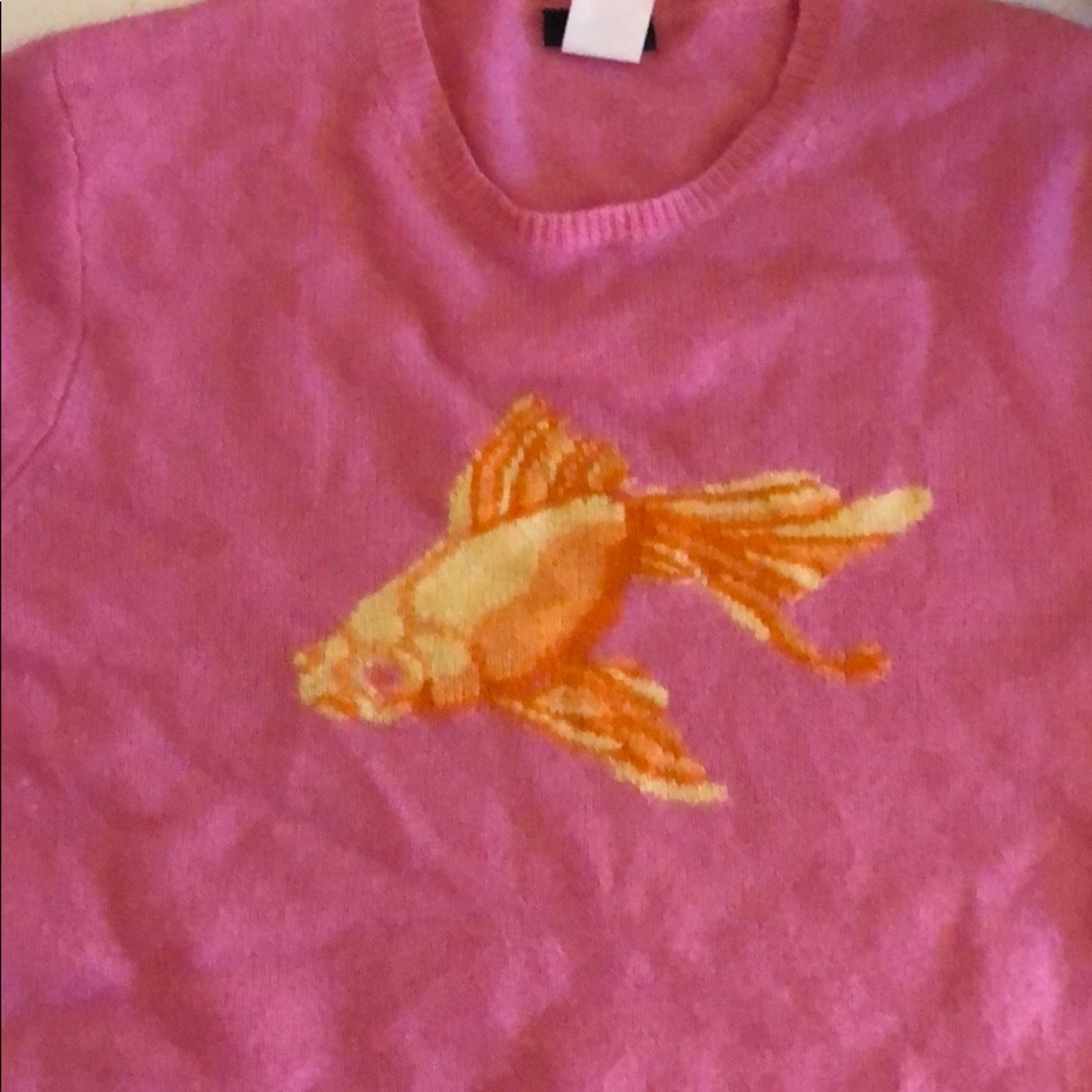 Pink cashmere Jcrew sweater